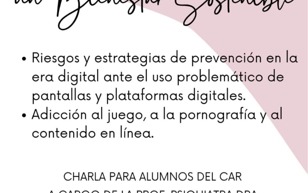 CONCIENCIA DIGITAL PARA UN BIENESTAR SOSTENIBLE