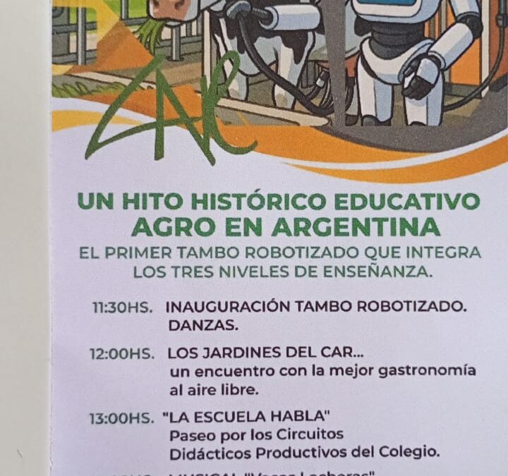 14/09 Inauguración Tambo Robotizado